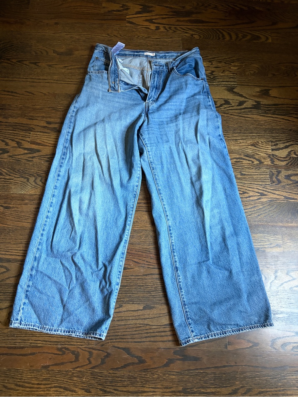 Levi’s Cinch Baggy Wide Leg Chasing Dreams Medium Wash Women’s Jeans 30